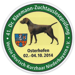 Logo 41.Dr Kleemann Zuchtausleseprüfung 2014 in Osterhofen